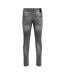 Mens 5 Pockets Slim Jeans Grey Only-3