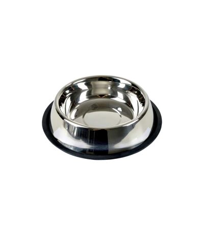 Gamelle Antidérapante Chien & Chat Inox 25cm Argent