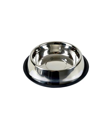 Gamelle Antidérapante Chien & Chat Inox 25cm Argent