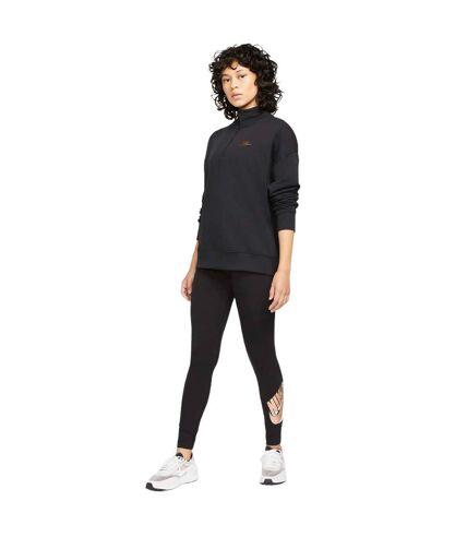 Nike Womens/Ladies Essential Printed High Waist Sports Leggings (Black)