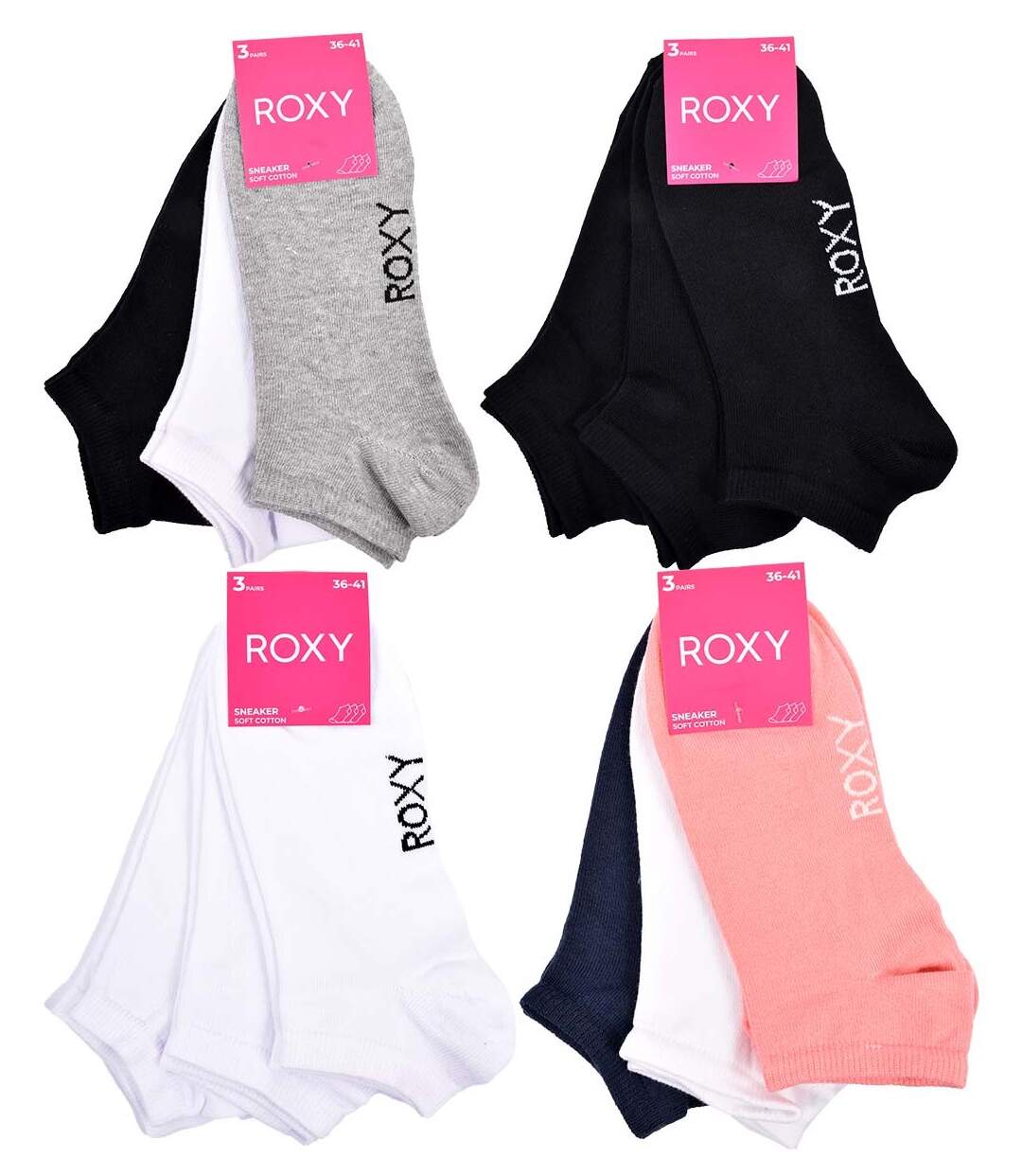 Chaussettes ROXY SNEAKER Pack de 12 Paires MULTI62SR-4