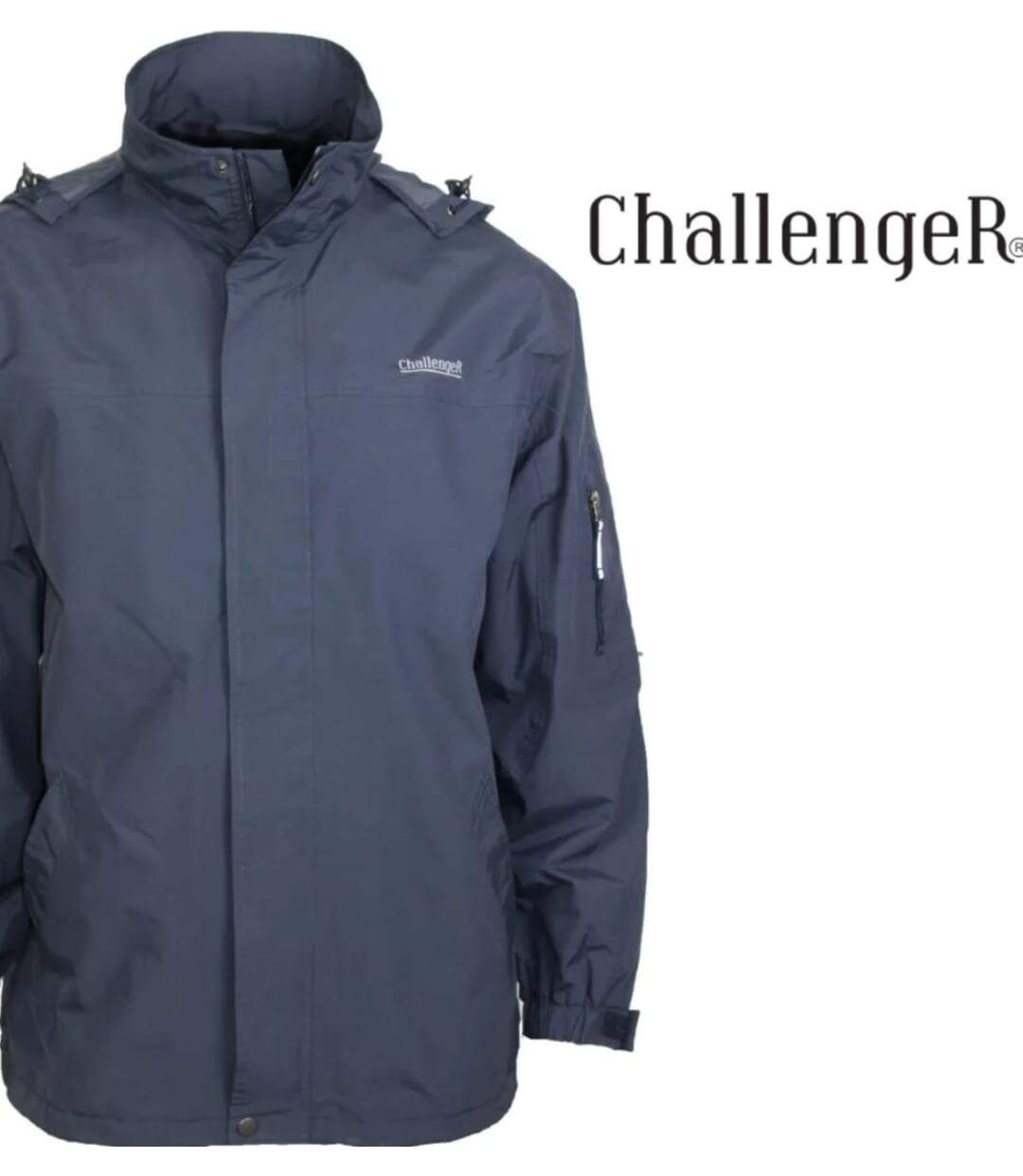 CHALLENGER JAKARTA1 — Coupe-vent déperlant bleu marine : étanchéité et légèreté respirante-4
