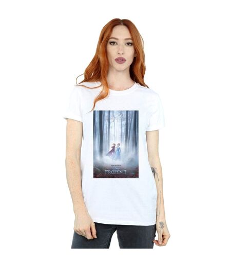 Disney - T-shirt FROZEN MOVIE POSTER - Femme (Blanc) - UTBI24336