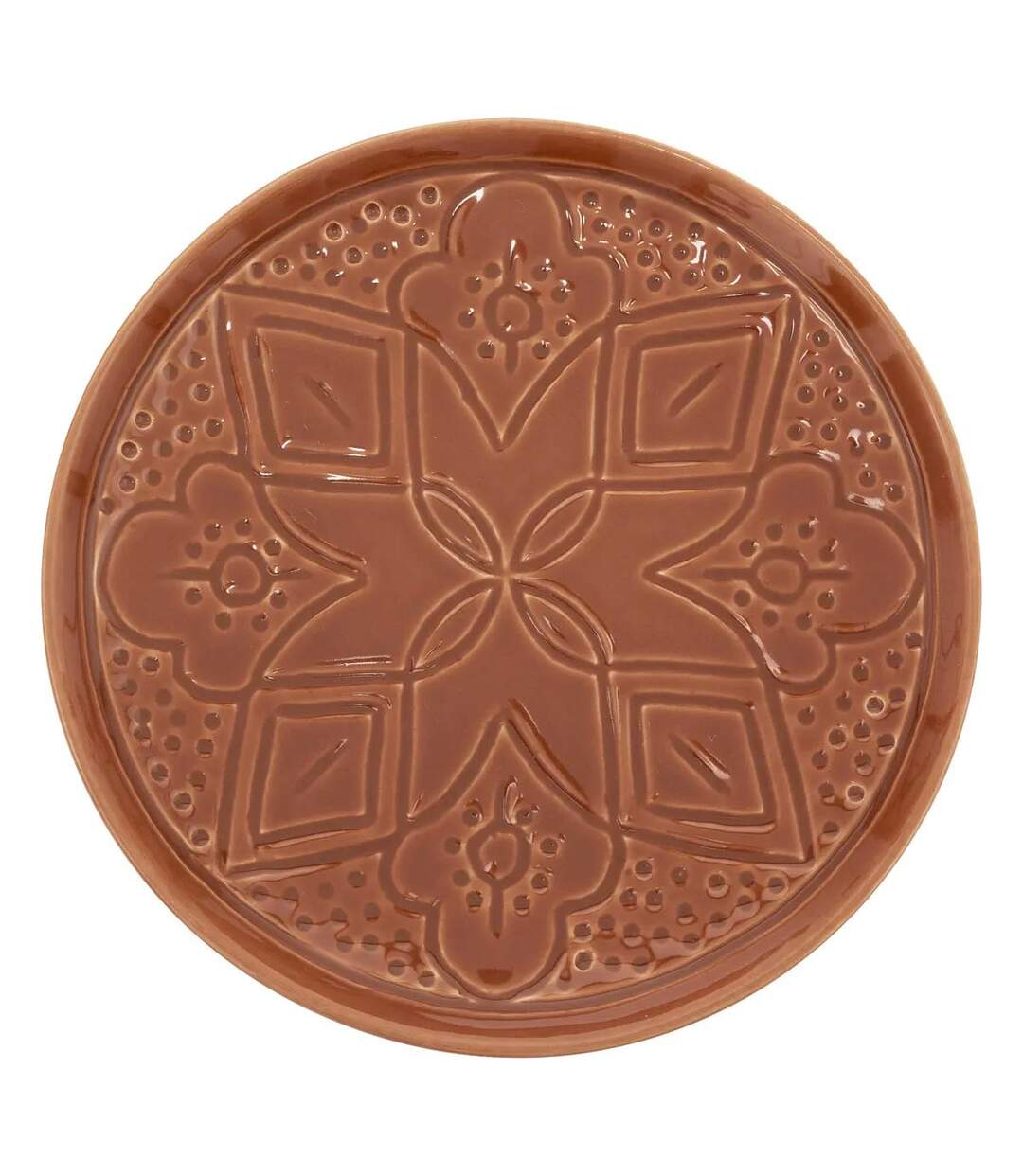 Lot de 6 Assiettes à Dessert Sienna 20cm Terracotta-1