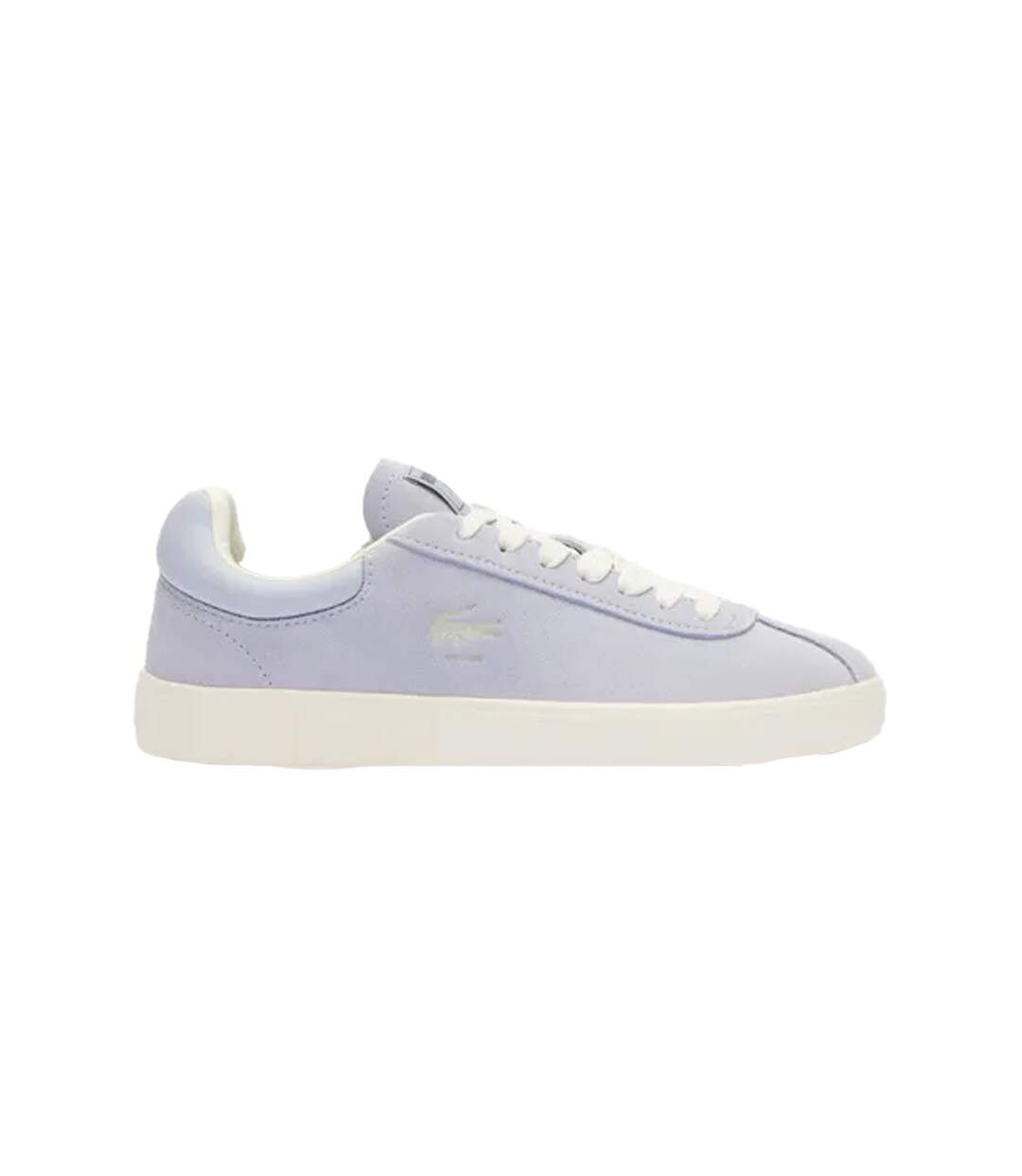 Womens/ladies baseshot suede trainers light blue Lacoste-2