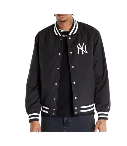 Veste Bomber Noir/Blanc Homme New Era Neyyan - L