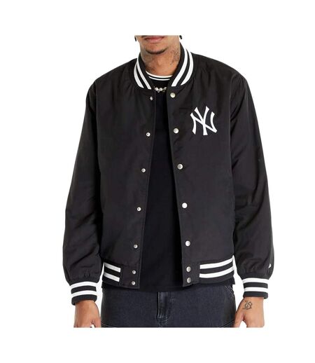 Veste Bomber Noir/Blanc Homme New Era Neyyan - L