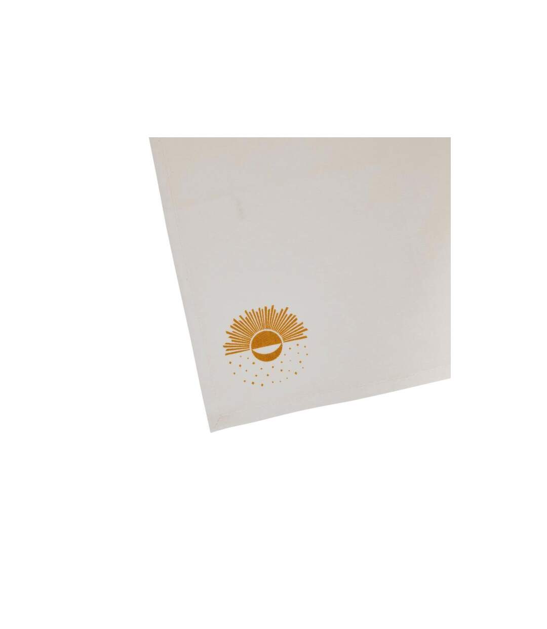 Lot de 4 Serviettes de Table Solaris 40x40cm Blanc-2