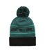 Dylan Pom Pom Recycled Skiing Beanie Green Animal-1