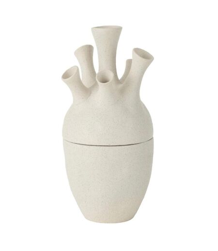 Vase Corail en Argile Seymour 29cm Blanc