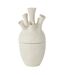 Vase Corail en Argile Seymour 29cm Blanc-1