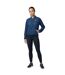 Womens/ladies Lizzy Logo Jacket Blue Head-4
