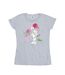 Disney T-shirt en coton 101 Dalmatians Flowers - Femmes/Dames (Gris sportif) - UTBI23011-1