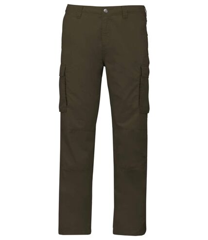 Pantalon léger multipoches pour homme - K745 - vert khaki