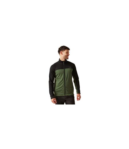 Mens Highton V Fleece Jacket Nephrite Green Black Regatta