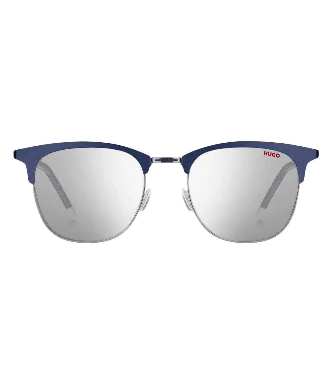 Lunettes De Soleil Motif/style Miroir 0ku0 Homme Taille Unique Bleu Argenté Hugo Boss-2