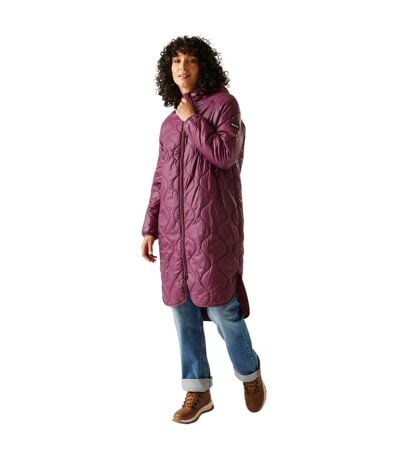 Doudoune Motif/style Matelassé Triea Femme Figue Regatta