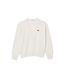 Womens/ladies V Neck Relaxed Fit Cardigan White Lacoste-2