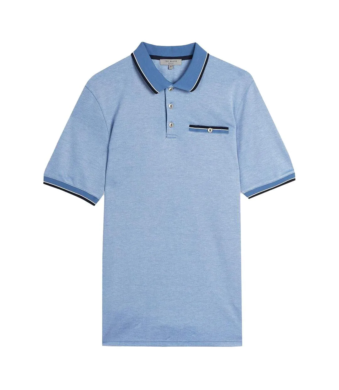 Polo Manches Courtes Chipa Homme Bleu Ted Baker-1