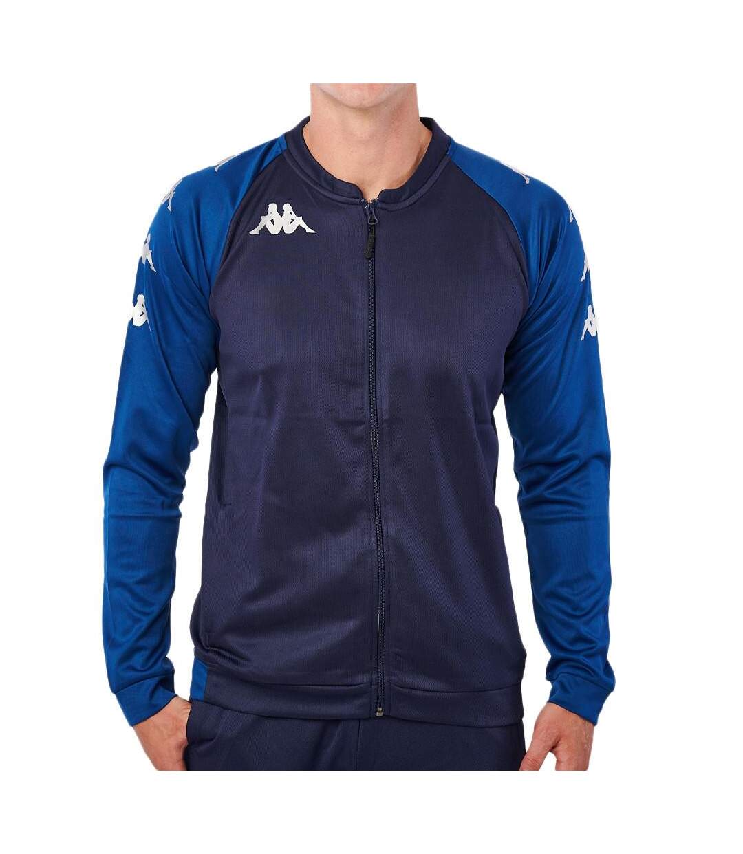 Veste bleu homme kappa soccer verone-1