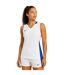 Womens/ladies Contrast Panel Sleeveless Jersey White Nike-4