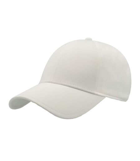 Casquette De Baseball Motif/style 6 Panneaux Bond S Adulte Blanc Atlantis Headwear