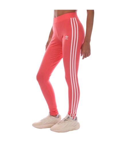 Legging Motif/style 3 Rayures Classics Femme Rose Adidas