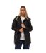 Womens/ladies Malou Coated Raincoat Black Vero Moda-1