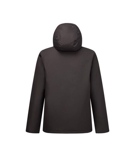 Veste Imperméable Et Isolante À Capuche Ajustable Motif/style Uni Frankie Homme Noir Regatta