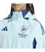 Mens 2024/2025 Arsenal Fc All Weather Jacket Blue Adidas-4