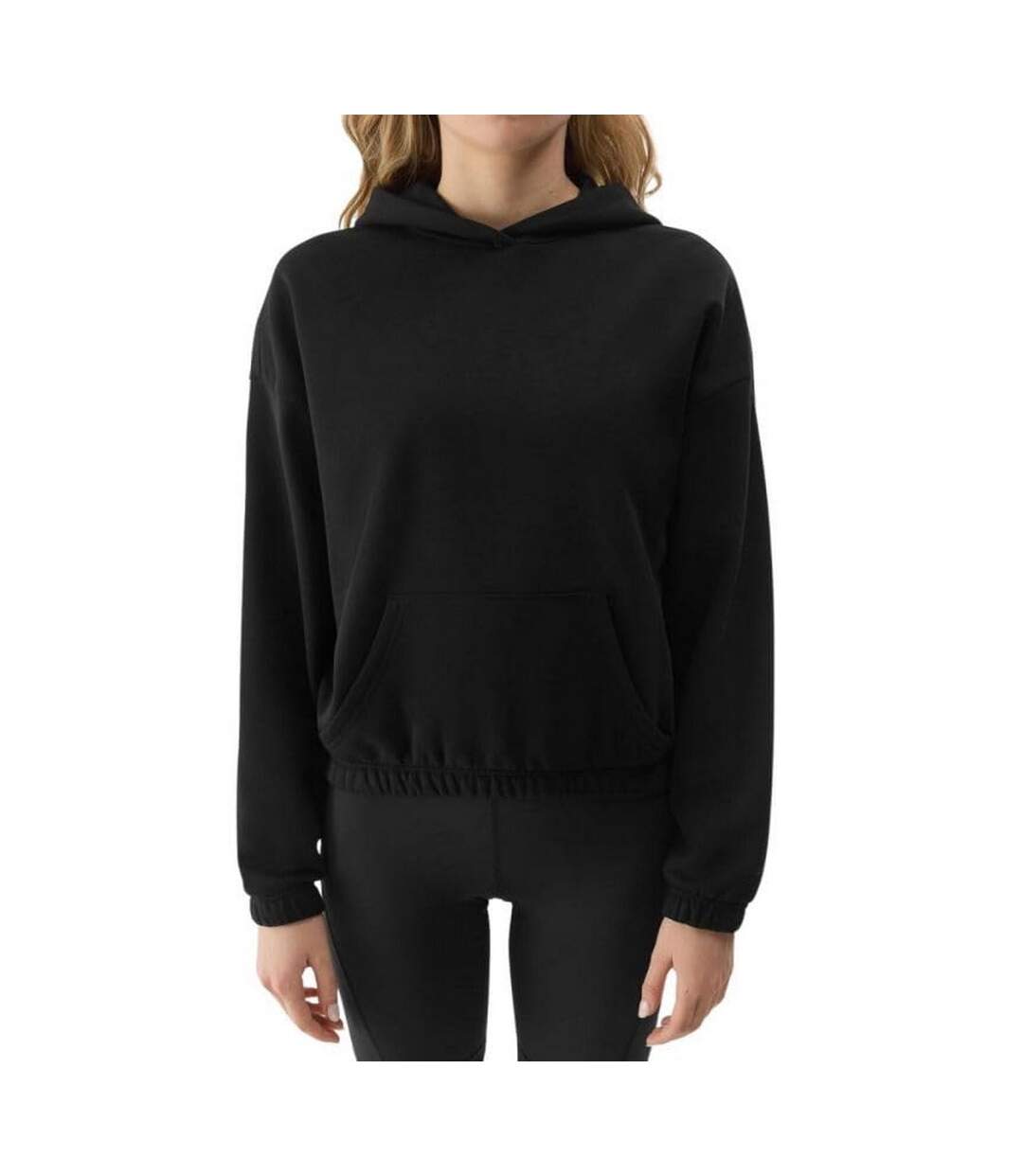 Sweat À Capuche Wss24tswsf1057 Femme Noir 4F-4
