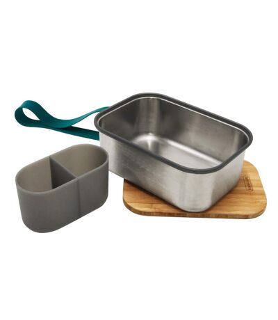 Stainless steel large 1.25l lunch box one size turquoise Black + Blum