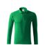Polo Manches Longues Homme Vert Kelly Malfini-1