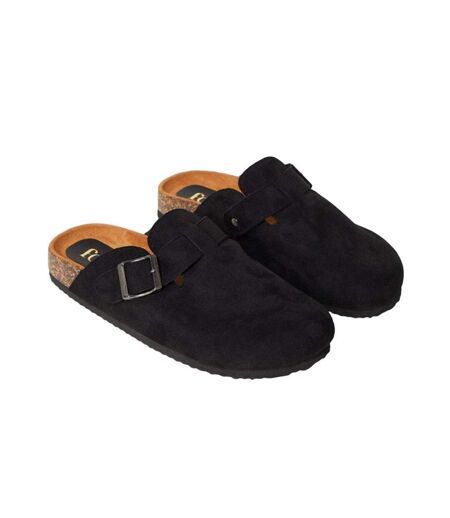 Mules habba femme noir naturel Faith