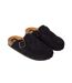 Mules habba femme noir naturel Faith