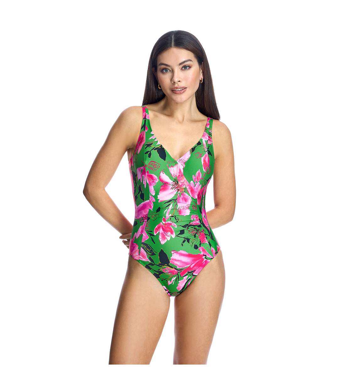 V-neck swimsuit W240773 Women-1