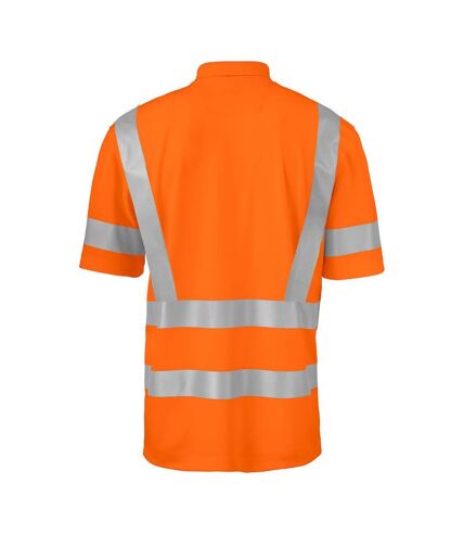 Projob Mens Reflective Pique Polo Shirt (Orange) - UTUB819