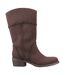 Womens/ladies Rowdy Cowboy Boots Dark Brown Rocket Dog-4