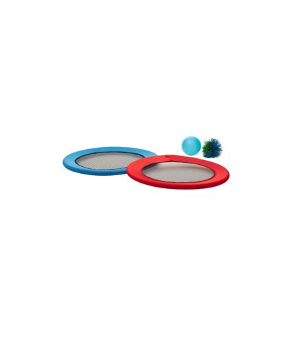 Lot de 2 Raquettes Balles 30cm Rouge & Bleu