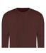 Sweat Adulte Marron Chocolat Awdis-2