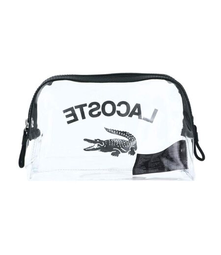 Pochette transparente femme lacoste anna