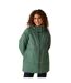 Womens/ladies Rurie Baffled Padded Jacket Dark Forest Green Regatta-1
