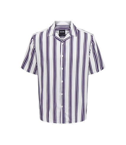 Chemisette Marine Homme Only & Sons Life Stripe - XXL