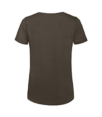 B&C - T-Shirt en coton bio - Femme (Kaki) - UTBC3641