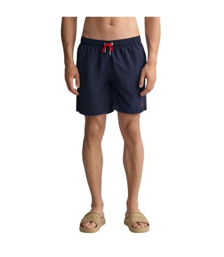 Short De Bain Homme Bleu Rouge Gant