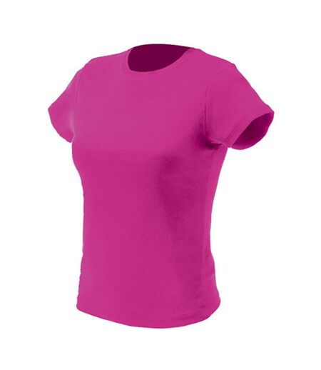 T-shirt Femme Rose Chewing-gum Nath
