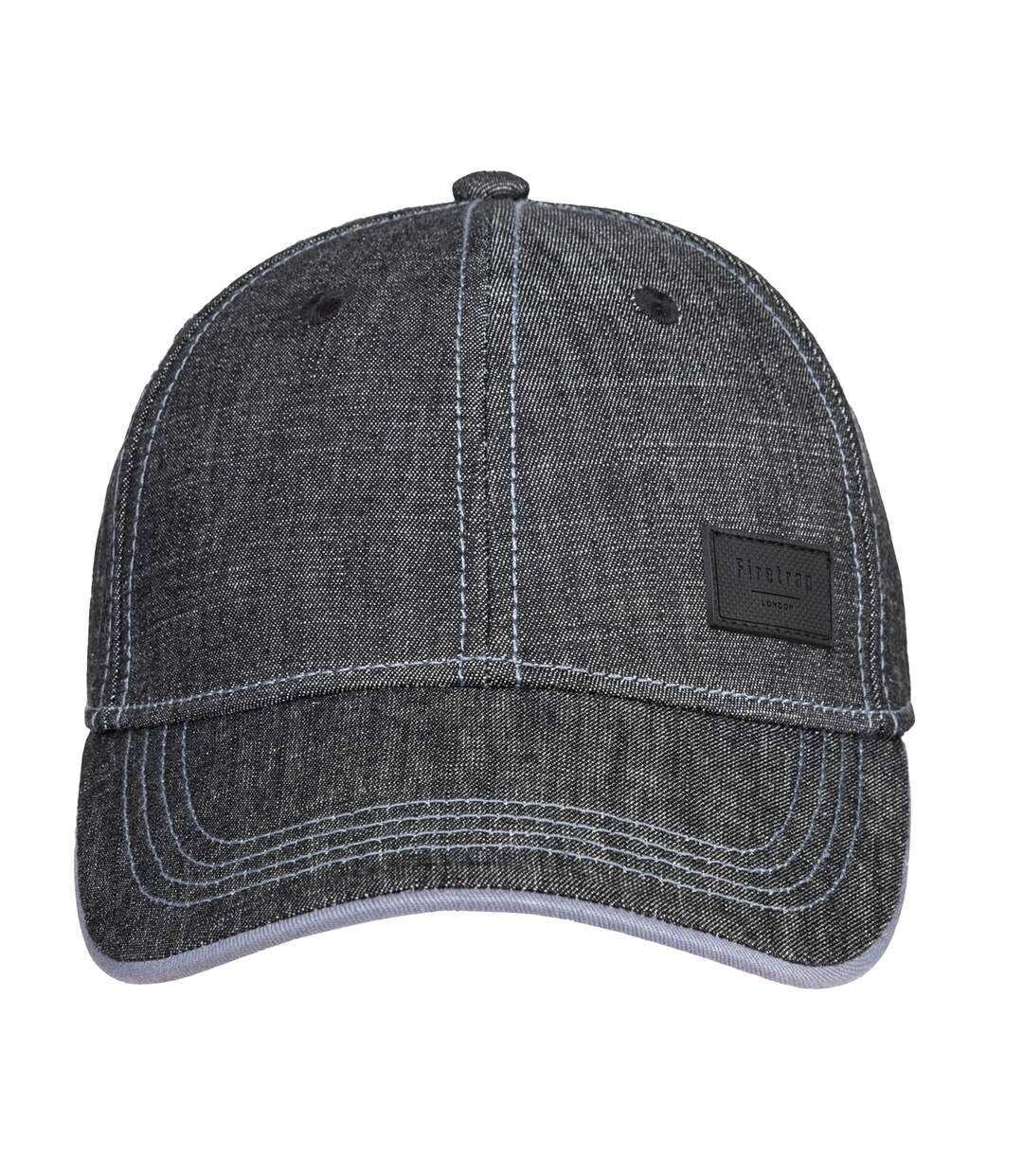 Casquette De Baseball Motif/style Logo Canvasas Homme Bleu Foncé Firetrap-1