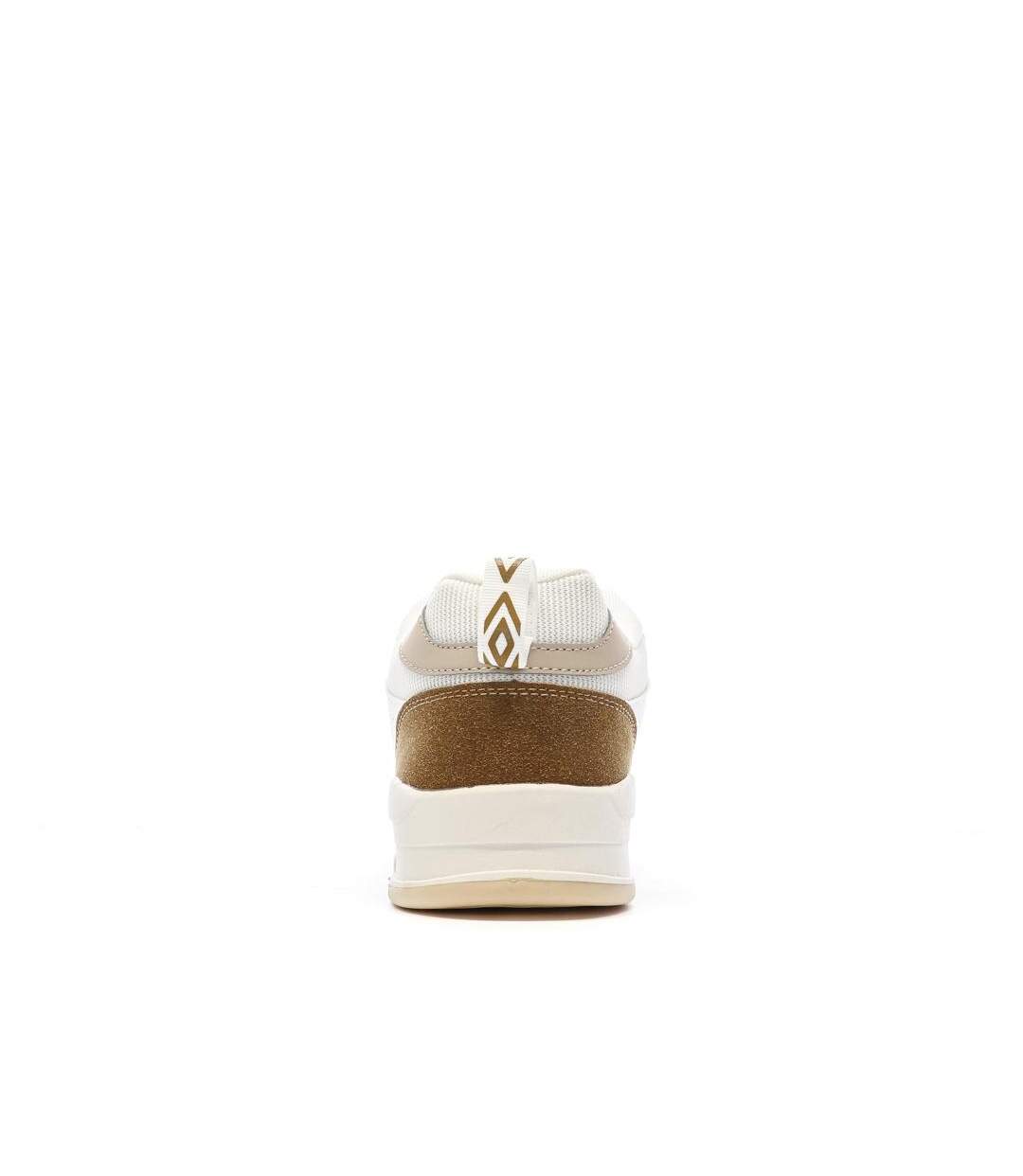 Baskets blanches/beiges/camel homme umbro tywen-3