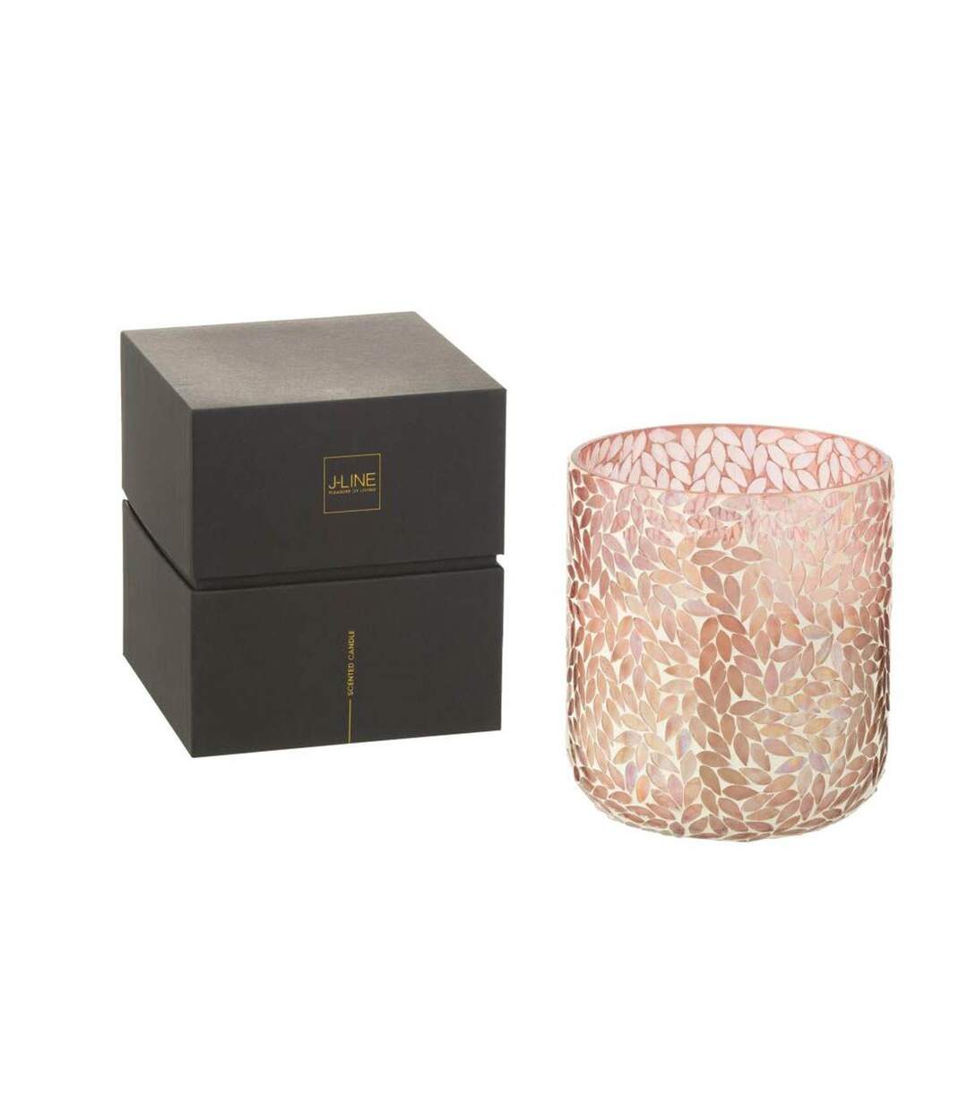 Bougie Parfumée Mosaïque Cyra 20cm Tender Rose-2
