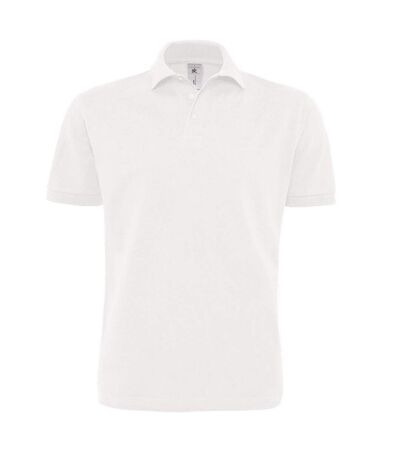 Polo heavymill homme blanc B&C